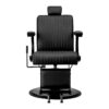 Scaun frizerie Gabbiano Visionerio hidraulic, negru, cadru negru, negru, imaginea 2