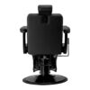 Scaun frizerie Gabbiano Visionerio hidraulic, negru, cadru negru, negru, imaginea 3