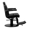 Scaun frizerie Gabbiano Visionerio hidraulic, negru, cadru negru, negru, imaginea 4