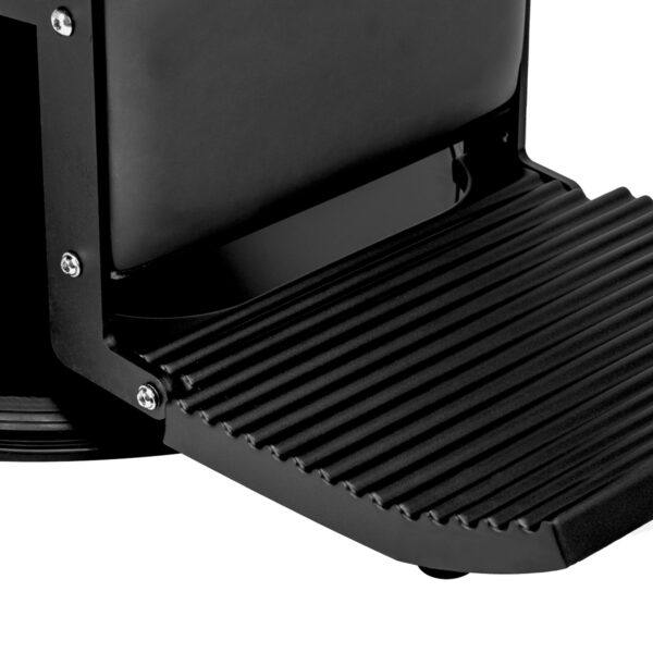 Scaun frizerie Gabbiano Visionerio hidraulic, negru, cadru negru, negru, imaginea 9