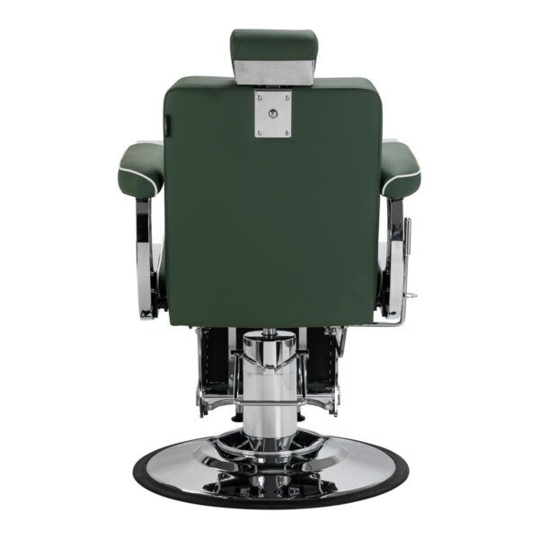 Scaun frizerie Gabbiano Visionerio hidraulic, verde, cadru cromat, verde, imaginea 5 Scaun frizerie Gabbiano Visionerio hidraulic, verde, cadru cromat, verde, imaginea 5