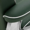 Scaun frizerie Gabbiano Visionerio hidraulic, verde, cadru cromat, verde, imaginea 7 Scaun frizerie Gabbiano Visionerio hidraulic, verde, cadru cromat, verde, imaginea 7