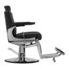 Scaun frizerie Hair System BM88066 hidraulic cu tetieră extensibilă, negru, imaginea 2
