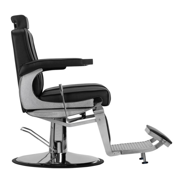 Scaun frizerie Hair System BM88066 hidraulic cu tetieră extensibilă, negru, imaginea 2