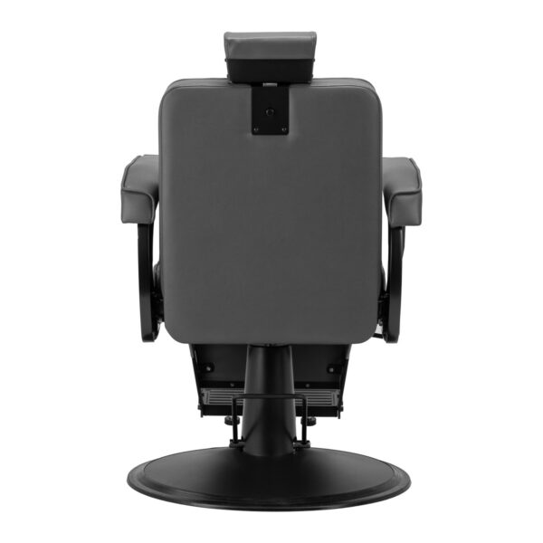 Scaun frizerie Hair System BM88066B cu spătar rabatabil și tetieră, gri, imaginea 3 Scaun frizerie Hair System BM88066B cu spătar rabatabil și tetieră, gri, imaginea 3