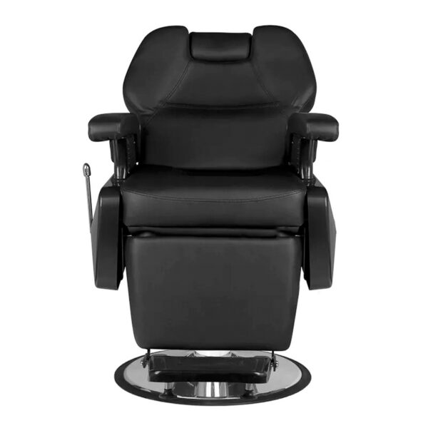Scaun frizerie Hair System New York hidraulic, negru cu bază cromată, negru, imaginea 4 Scaun frizerie Hair System New York hidraulic, negru cu bază cromată, negru, imaginea 4