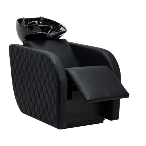 Spălător coafor electric Gabbiano Ines cu masaj pe spate, negru, imaginea 2