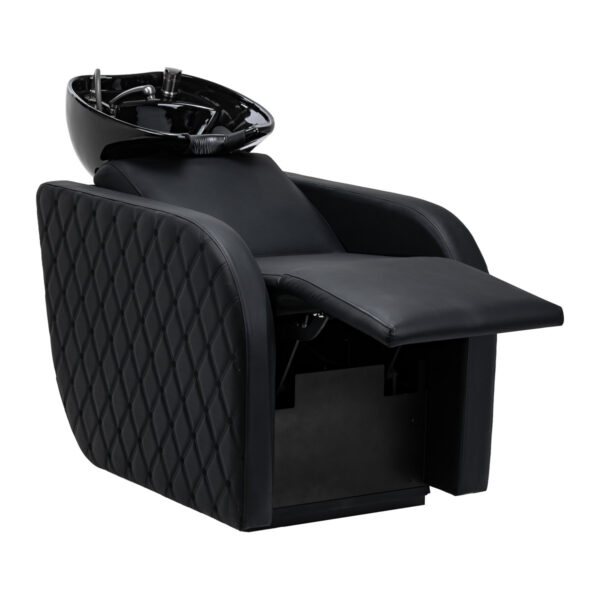 Spălător coafor electric Gabbiano Ines cu masaj pe spate, negru, imaginea 3