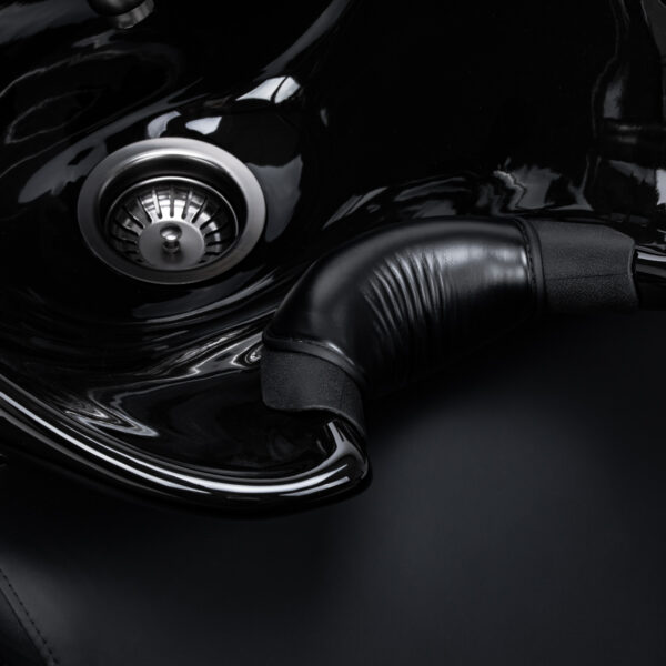 Spălător coafor electric Gabbiano Ines cu masaj pe spate, negru, imaginea 9