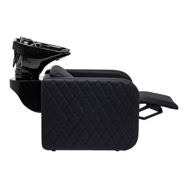 Spălător coafor electric Gabbiano Sylvia Plus cu masaj și cuvă neagră, negru, imaginea 4