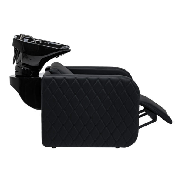 Spălător coafor electric Gabbiano Sylvia Plus cu masaj și cuvă neagră, negru, imaginea 5