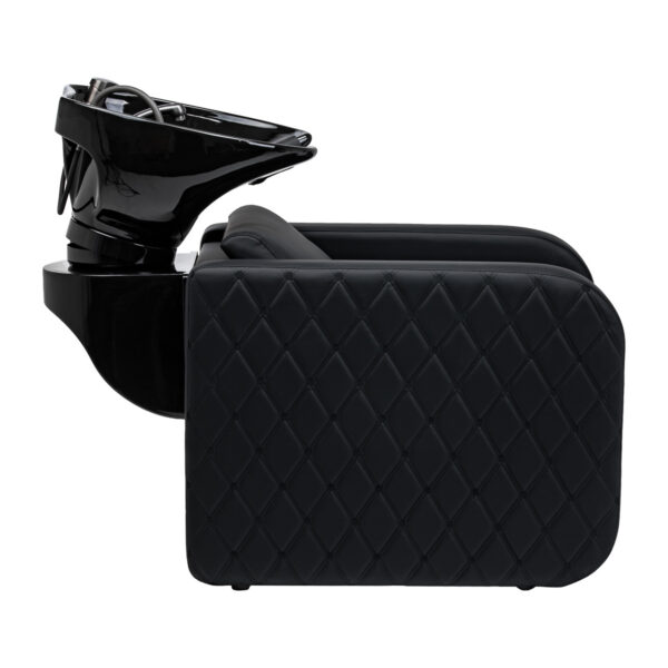 Spălător coafor electric Gabbiano Sylvia Plus cu masaj și cuvă neagră, negru, imaginea 6