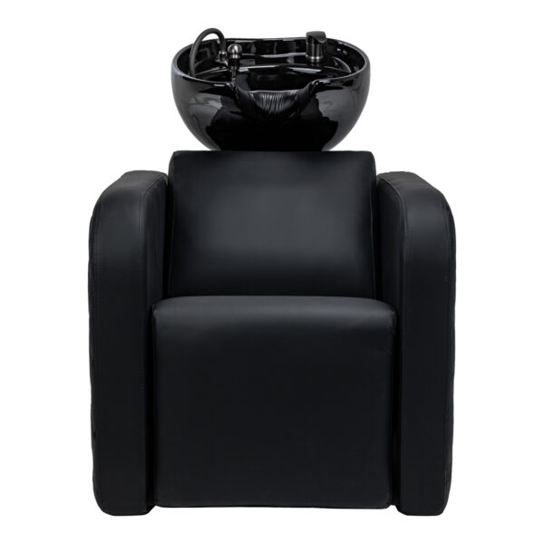 Spălător coafor electric Gabbiano Sylvia Plus cu masaj și cuvă neagră, negru, imaginea 7