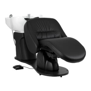 Spălător coafor electric Gabbiano Trycho 2 cu pedală, negru, negru, imaginea 1 Spălător coafor electric Gabbiano Trycho 2 cu pedală, negru, negru, imaginea 1
