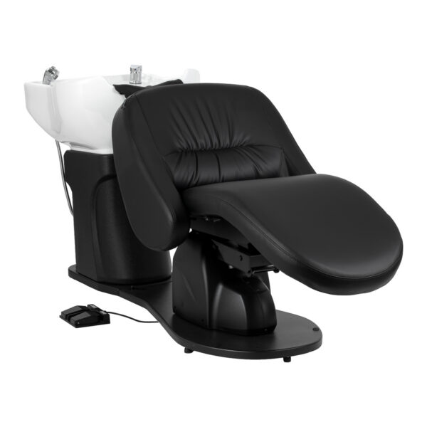 Spălător coafor electric Gabbiano Trycho 2 cu pedală, negru, negru, imaginea 1