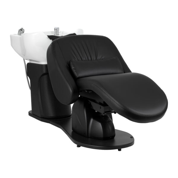 Spălător coafor electric Gabbiano Trycho 2 cu pedală, negru, negru, imaginea 2