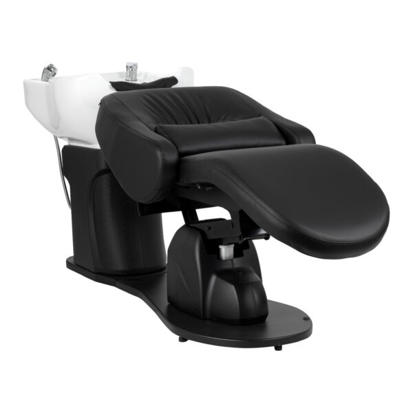 Spălător coafor electric Gabbiano Trycho 2 cu pedală, negru, negru, imaginea 3