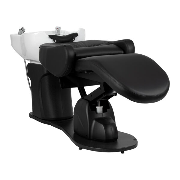Spălător coafor electric Gabbiano Trycho 2 cu pedală, negru, negru, imaginea 4