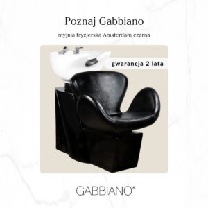 Spălător coafor Gabbiano Amsterdam cu cuvă rabatabilă albă, negru, negru, imaginea 1 Spălător coafor Gabbiano Amsterdam cu cuvă rabatabilă albă, negru, negru, imaginea 1