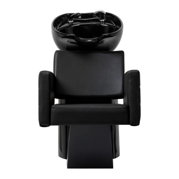 Spălător coafor Gabbiano Ankara negru cu cuvă neagră, negru, imaginea 3