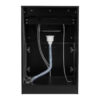Spălător coafor Gabbiano BB06 cu dulap, pentru saloane mici, negru, negru, imaginea 4