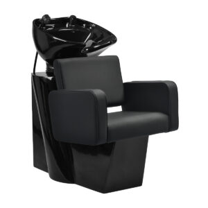 Spălător coafor Gabbiano Bilbao cu cuvă neagră reglabilă, negru, negru, imaginea 1 Spălător coafor Gabbiano Bilbao cu cuvă neagră reglabilă, negru, negru, imaginea 1