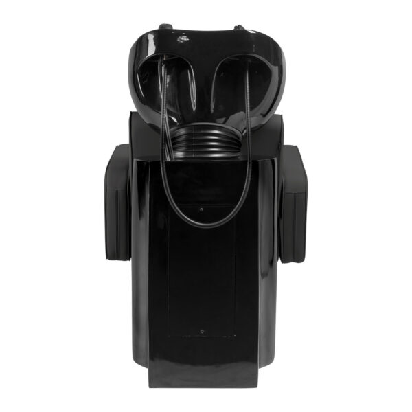 Spălător coafor Gabbiano Bilbao cu cuvă neagră reglabilă, negru, negru, imaginea 3