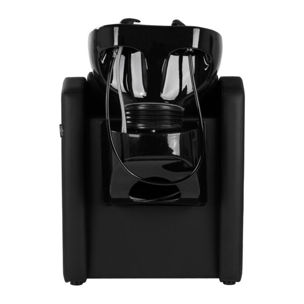 Spălător coafor Gabbiano Carmen cu suport picioare reglabil, negru, negru, imaginea 6