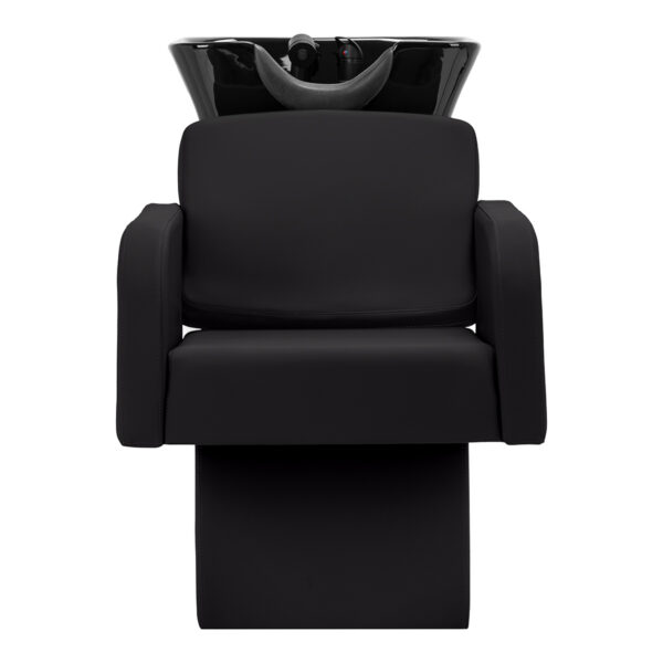 Spălător coafor Gabbiano Elda cu cuvă fixă din ceramică neagră, negru, imaginea 2 Spălător coafor Gabbiano Elda cu cuvă fixă din ceramică neagră, negru, imaginea 2