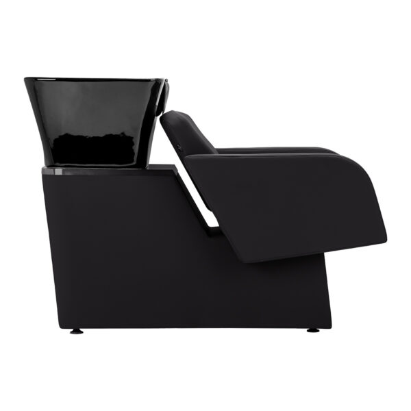 Spălător coafor Gabbiano Elda cu cuvă fixă din ceramică neagră, negru, imaginea 4 Spălător coafor Gabbiano Elda cu cuvă fixă din ceramică neagră, negru, imaginea 4