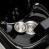 Spălător coafor Gabbiano Elda cu cuvă fixă din ceramică neagră, negru, imaginea 7 Spălător coafor Gabbiano Elda cu cuvă fixă din ceramică neagră, negru, imaginea 7