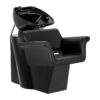 Spălător coafor Gabbiano Lucca cu cotiere curbate, negru