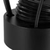 Spălător coafor Gabbiano Modena negru cu armături negru mat, negru, imaginea 7