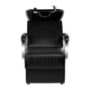 Spălător coafor Gabbiano Orlean cu cotiere metalice, negru, negru, imaginea 3