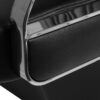 Spălător coafor Gabbiano Patrizio cu cuvă ceramică neagră reglabilă, negru, imaginea 9