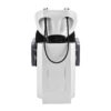 Spălător coafor Gabbiano Porto cu cotiere metalice gri, negru, imaginea 4