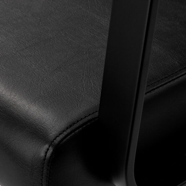 Spălător coafor Gabbiano Porto negru cu cuvă și bază albe, negru, imaginea 5 Spălător coafor Gabbiano Porto negru cu cuvă și bază albe, negru, imaginea 5