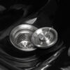 Spălător coafor Gabbiano Sewilla cu cotiere profilate și cuvă reglabilă, negru, imaginea 7