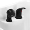 Spălător coafor Gabbiano Turyn cu cuvă albă, negru, imaginea 8