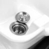 Spălător coafor Gabbiano Turyn cu cuvă albă, negru, imaginea 9