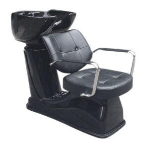 Spălător coafor Gabbiano Vigo cu cuvă ceramică, negru, negru, imaginea 1 Spălător coafor Gabbiano Vigo cu cuvă ceramică, negru, negru, imaginea 1