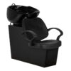 Spălător coafor Hair System Borneo negru cu armături cromate, negru, imaginea 1
