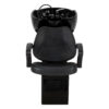 Spălător coafor Hair System Borneo negru cu armături cromate, negru, imaginea 2