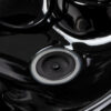 Spălător coafor Hair System Borneo negru cu armături cromate, negru, imaginea 8