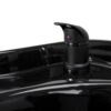 Spălător coafor Hair System Duplex Noir cu cuvă neagră reglabilă, imaginea 6