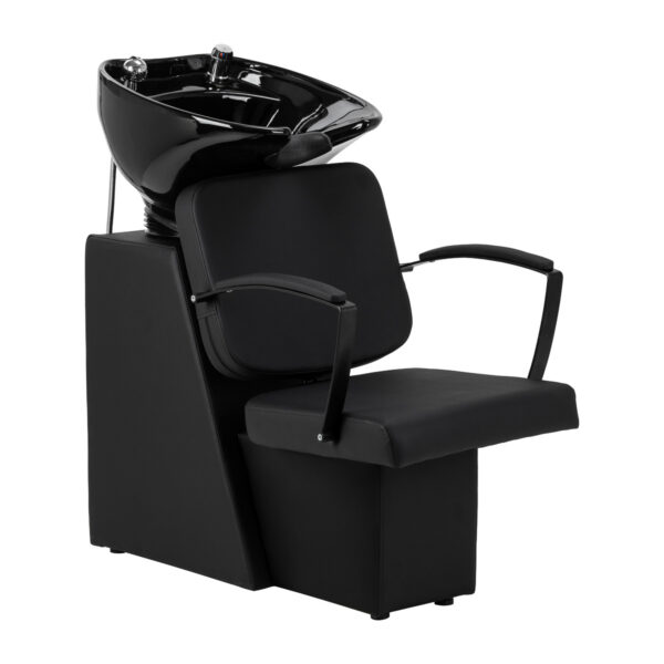 Spălător coafor Hair System Edge Noir cu cotiere curbate, imaginea 1