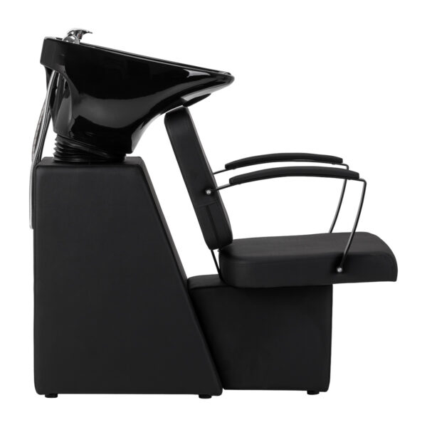 Spălător coafor Hair System Edge Noir cu cotiere curbate, imaginea 4