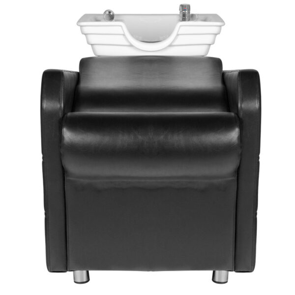 Spălător coafor Hair System HSB07 cu design italian, negru, negru, imaginea 4