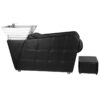 Spălător coafor Hair System HSB07 cu design italian, negru, negru, imaginea 6