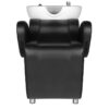 Spălător coafor Hair System HSB46 cu scaun aerodinamic, negru, negru, imaginea 5